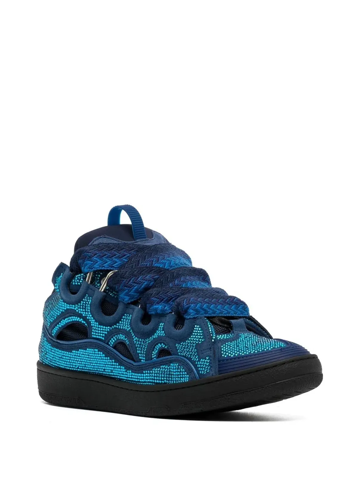Lanvin Curb ラインストーン装飾スニーカー - 画像2