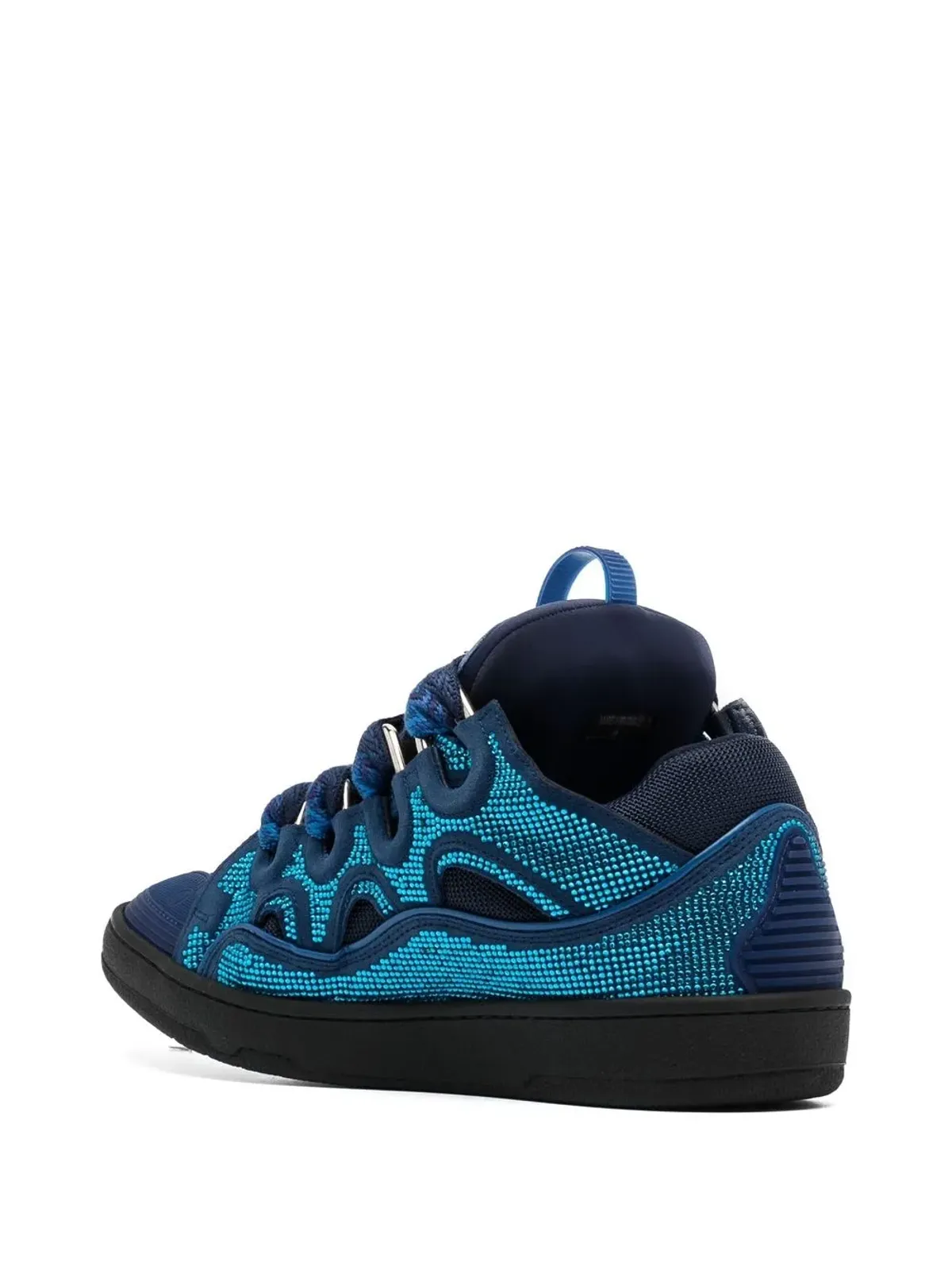 Lanvin Curb ラインストーン装飾スニーカー - 画像3