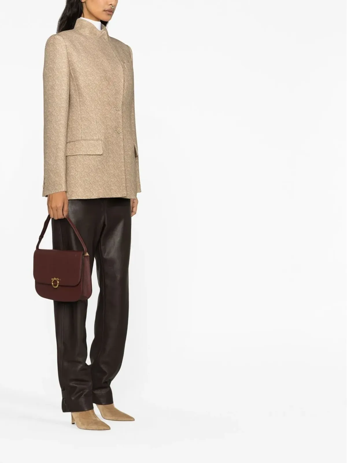 FENDI テーラード ボタン留めジャケット - ブラウン - 画像3