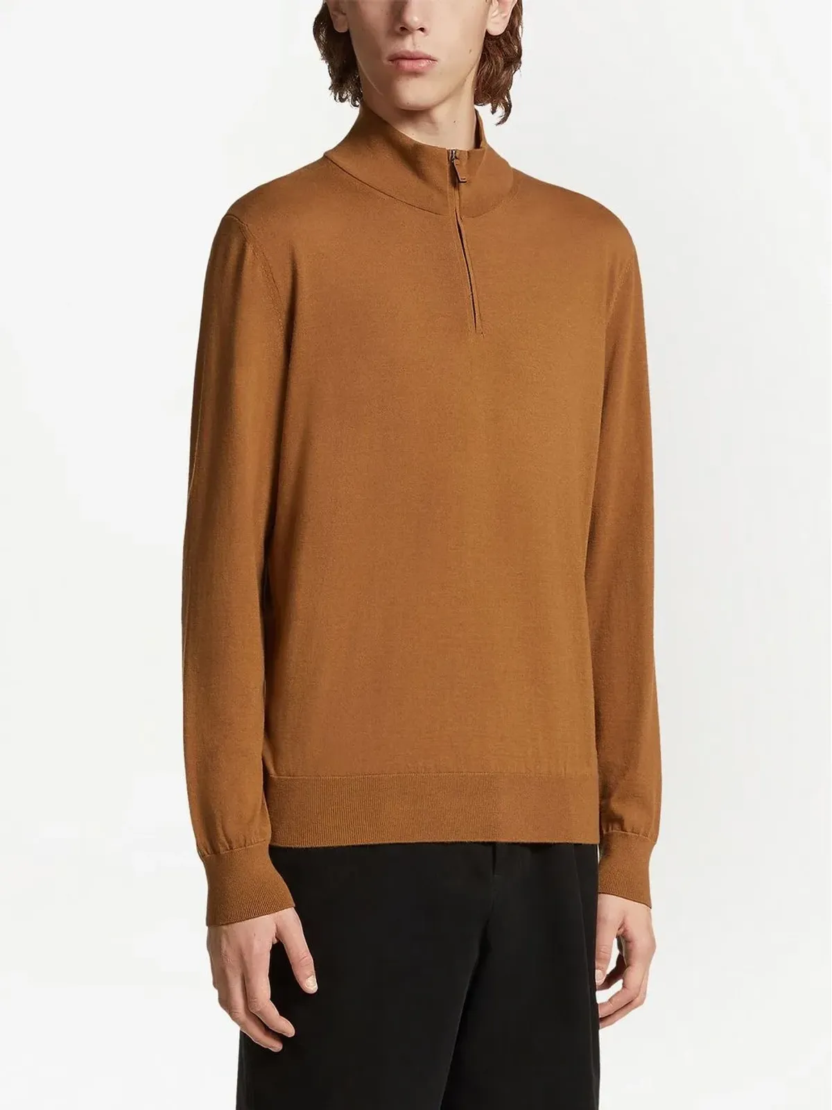 Zegna モックネック・ハーフジップ ジャンパー - 画像2
