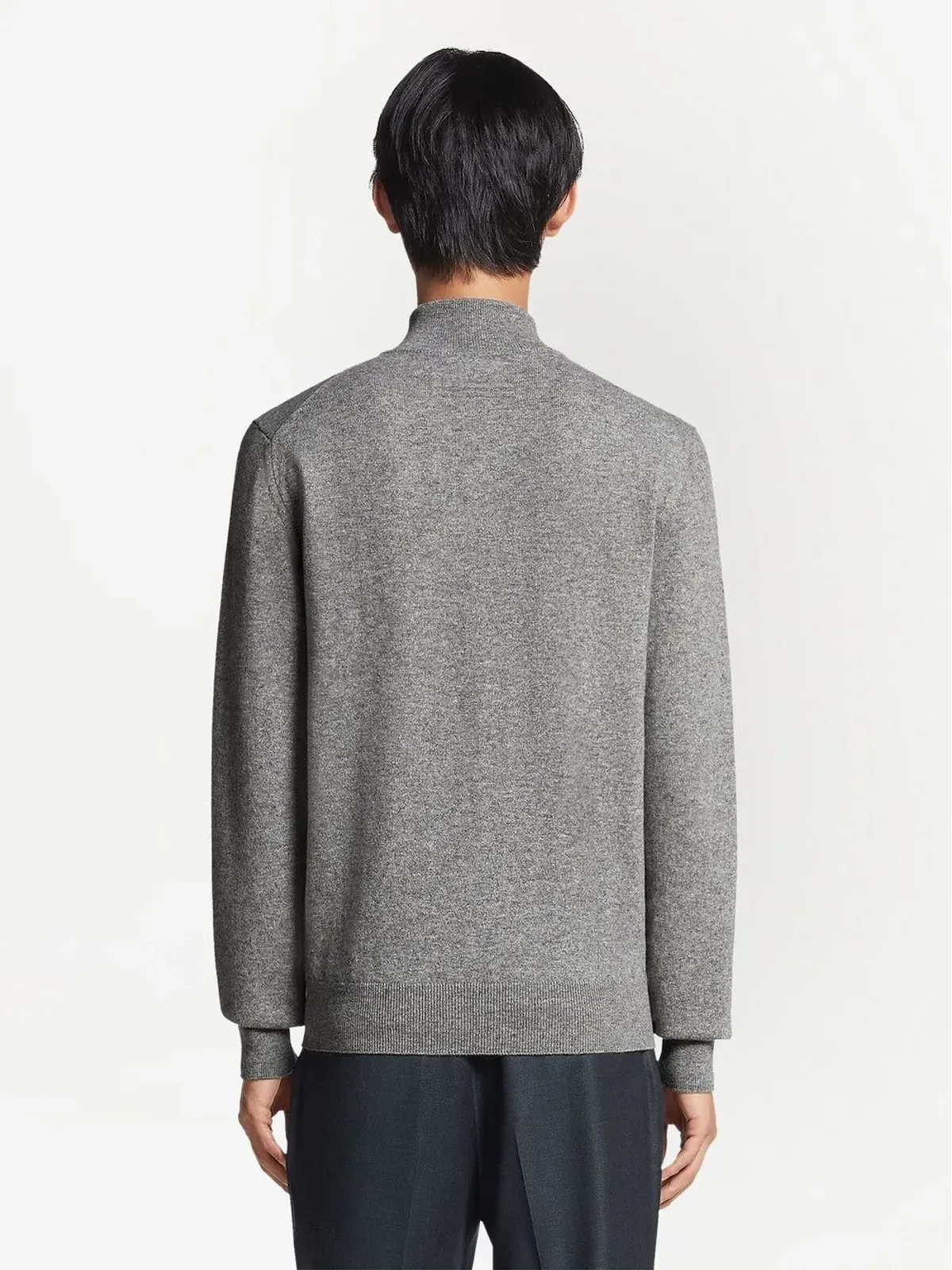 Zegna オアジ モックネック カシミヤ ジャンパー - 画像3