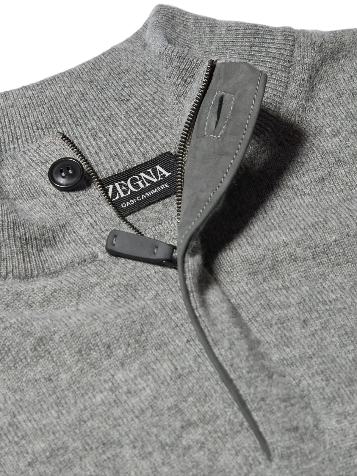 Zegna オアジ モックネック カシミヤ ジャンパー - 画像4