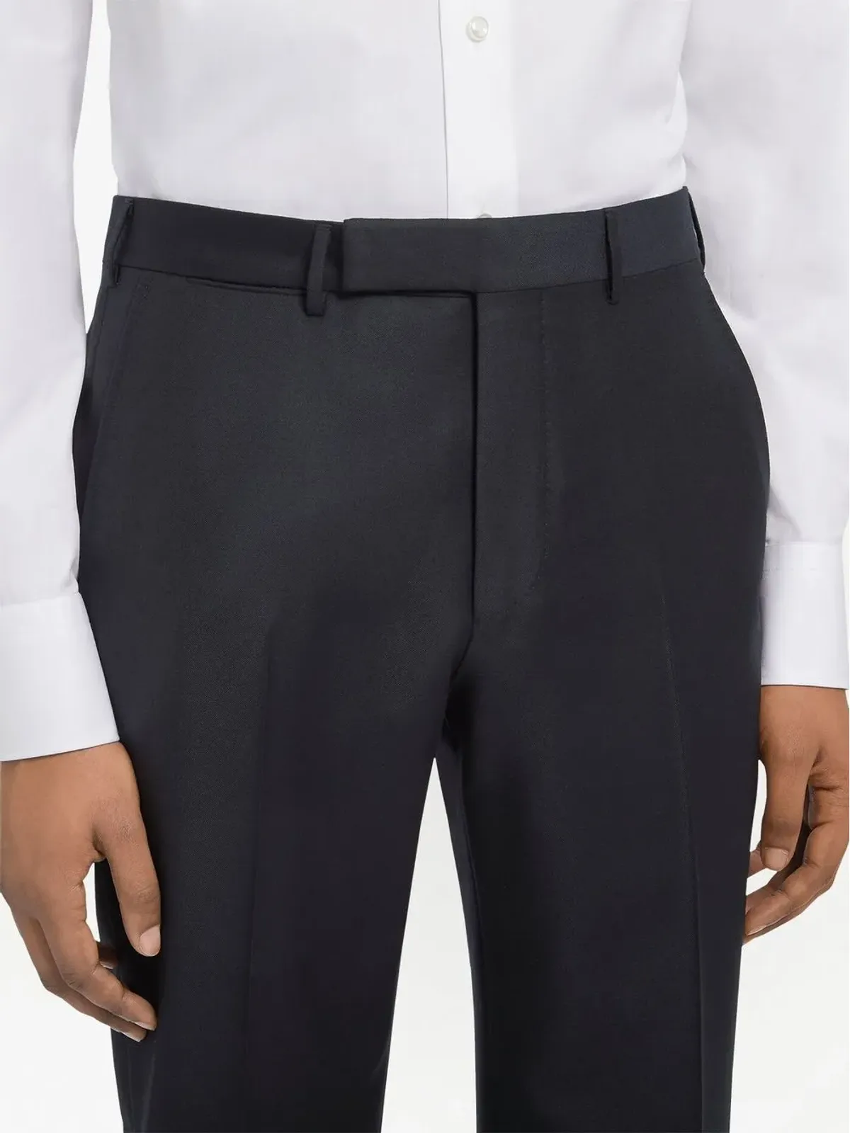 Zegna Trofeo tailored wool trousers - Blue - 画像5