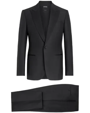 Zegna Trofeo 600 シングルブレスト ウール・シルク混紡 スーツ - サムネイル1