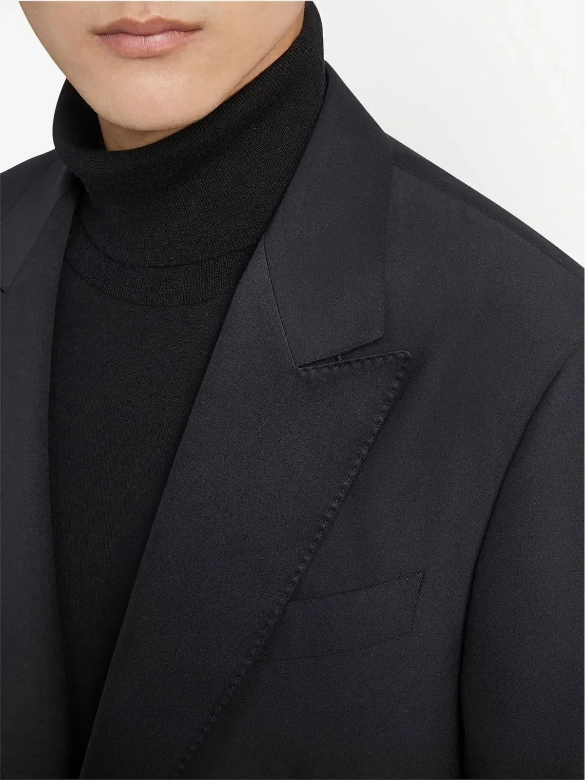 Zegna Trofeo 600 シングルブレスト ウール・シルク混紡 スーツ - 画像5