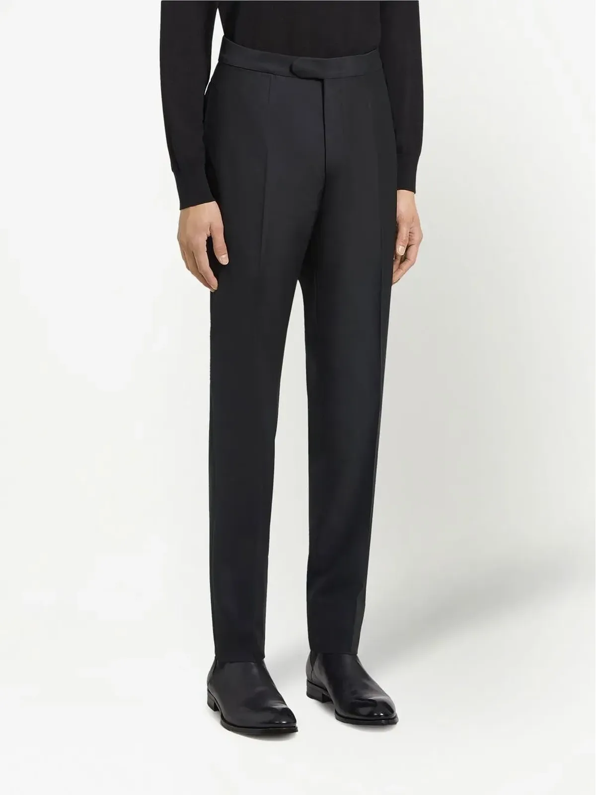 Zegna Trofeo 600 シングルブレスト ウール・シルク混紡 スーツ - 画像4