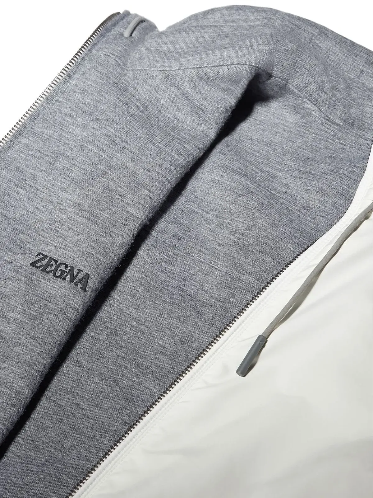 Zegna リバーシブルジップアップベスト - 画像5