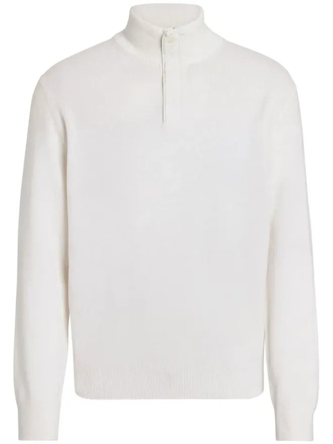 ZEGNA Zegna 半ジップ付きニットジャンパーの商品画像