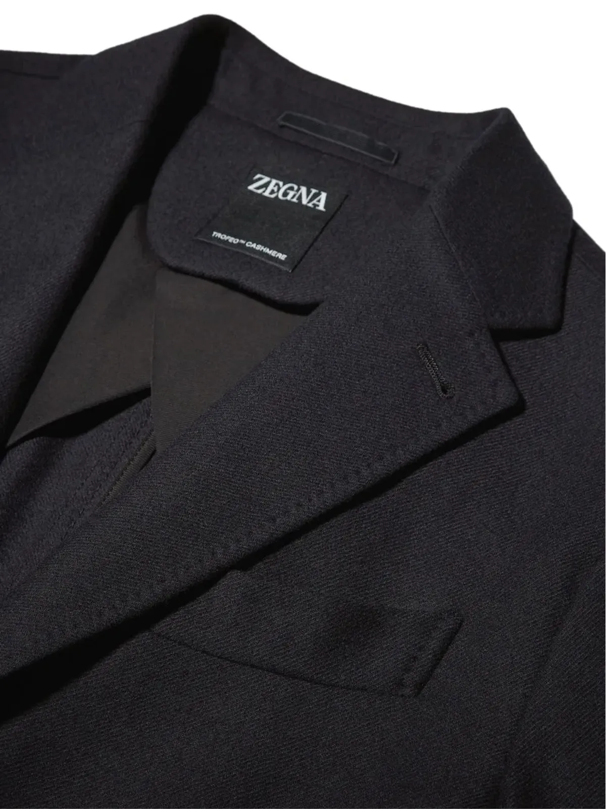 Zegna シングルブレスト カシミヤ混ウール ブレザー - 画像5