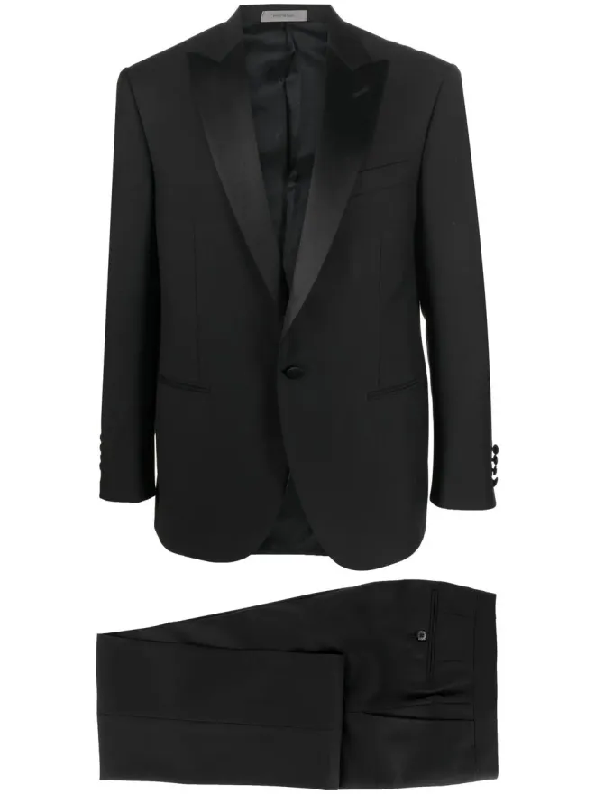 Corneliani Corneliani ピークラペル シングルブレスト ヴァージンウール スーツの商品画像