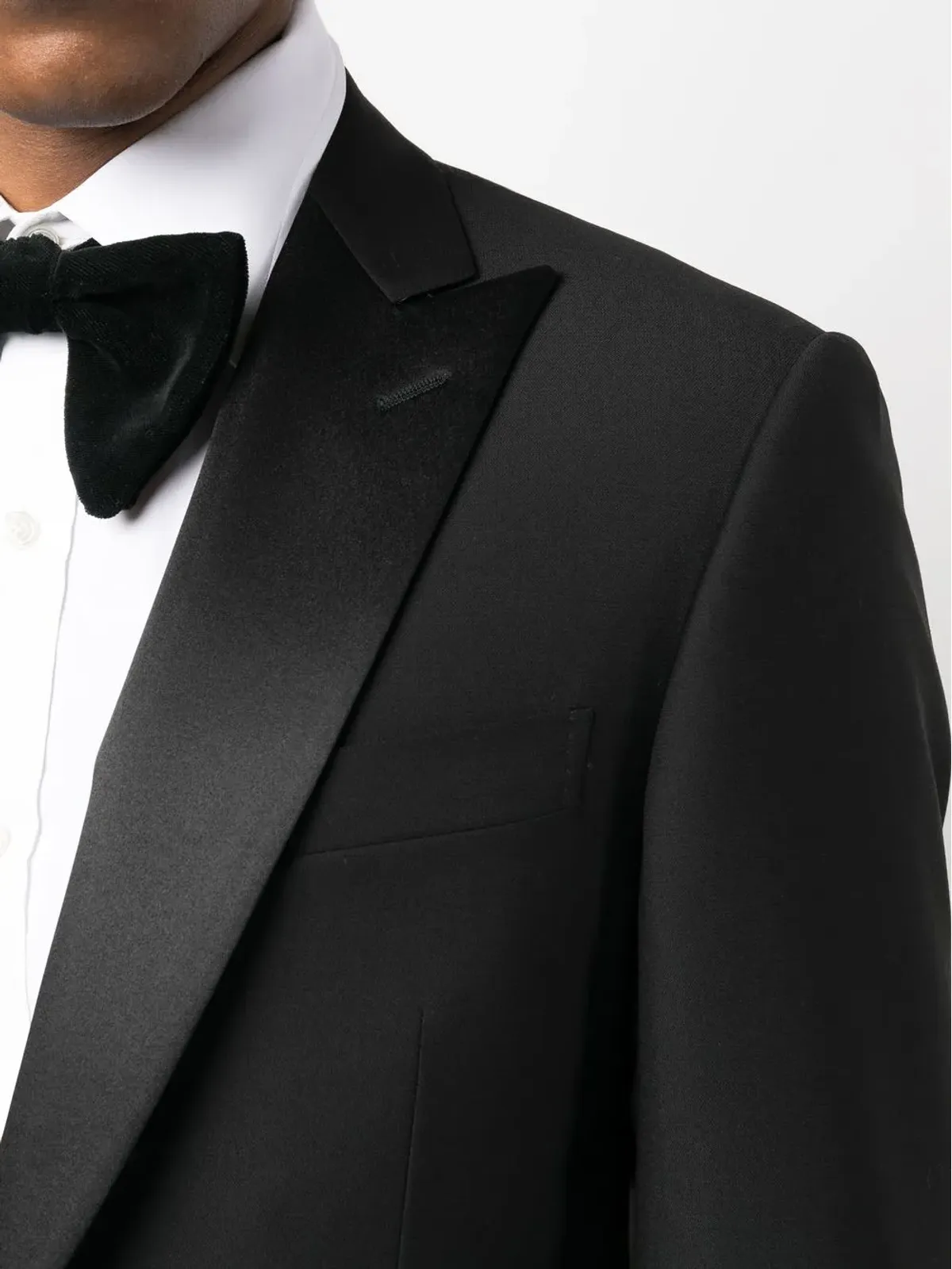 Corneliani ピークラペル シングルブレスト ヴァージンウール スーツ - 画像5