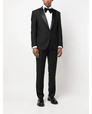 Corneliani ピークラペル シングルブレスト ヴァージンウール スーツ - サムネイル2