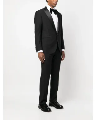 Corneliani ピークラペル シングルブレスト ヴァージンウール スーツ - サムネイル3