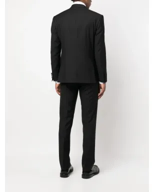 Corneliani ピークラペル シングルブレスト ヴァージンウール スーツ - サムネイル4