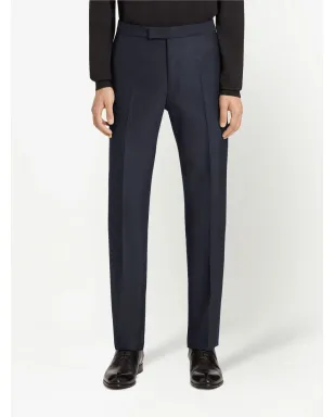 Zegna シングルブレスト ピークラペル スーツ - ブルー - サムネイル4