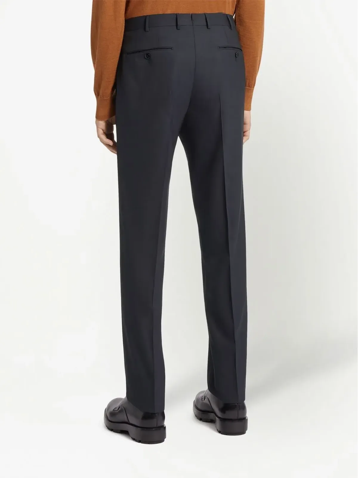Zegna ハイパフォーマンス テーラード ウール パンツ - 画像3