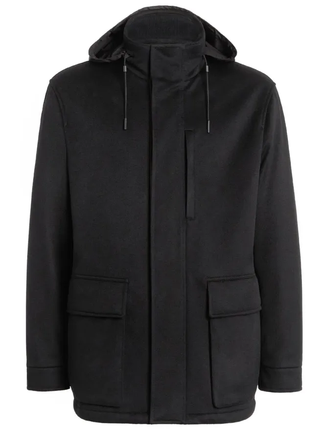 ZEGNA Zegna フード付きオーバージャケットの商品画像