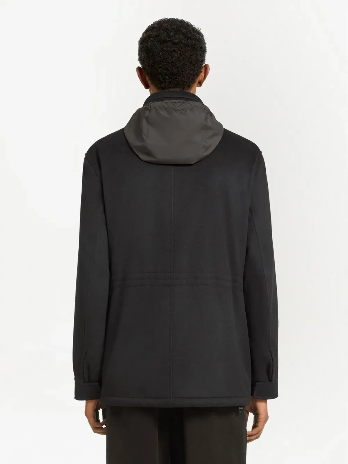 Zegna フード付きオーバージャケット - 画像4