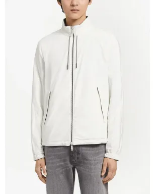 Zegna リバーシブルジップアップ ブルゾン - White - サムネイル3