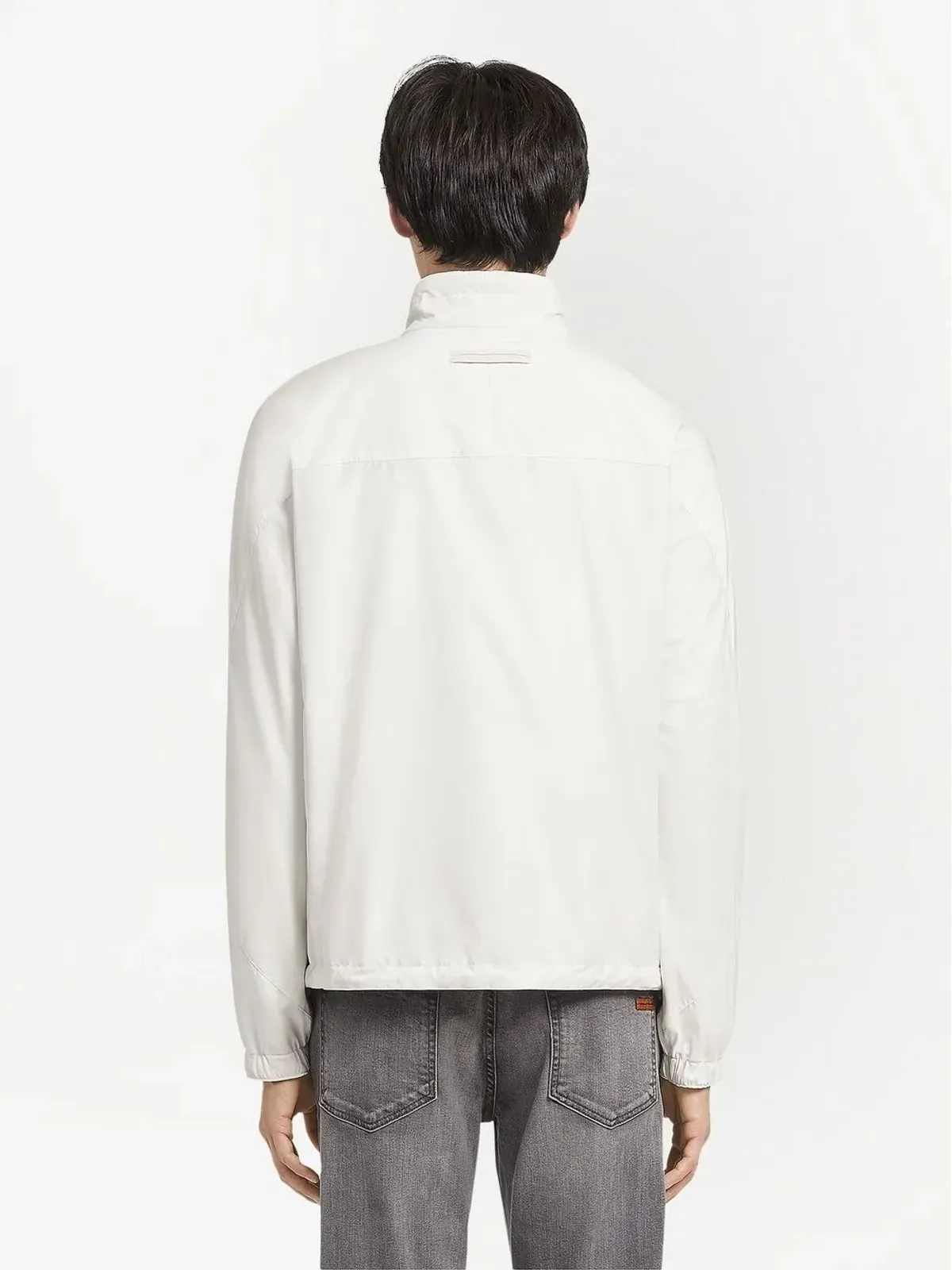 Zegna リバーシブルジップアップ ブルゾン - White - 画像4