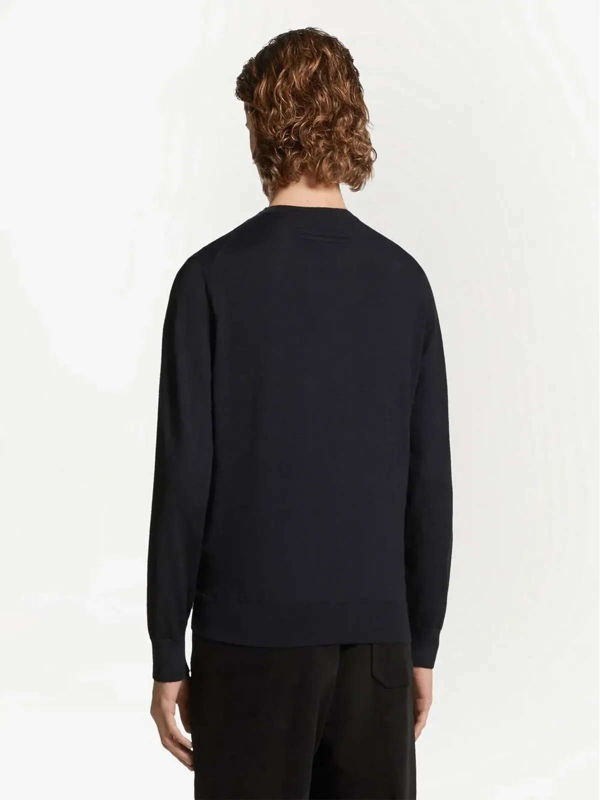 Zegna クルーネック ウール スウェットシャツ - 画像3