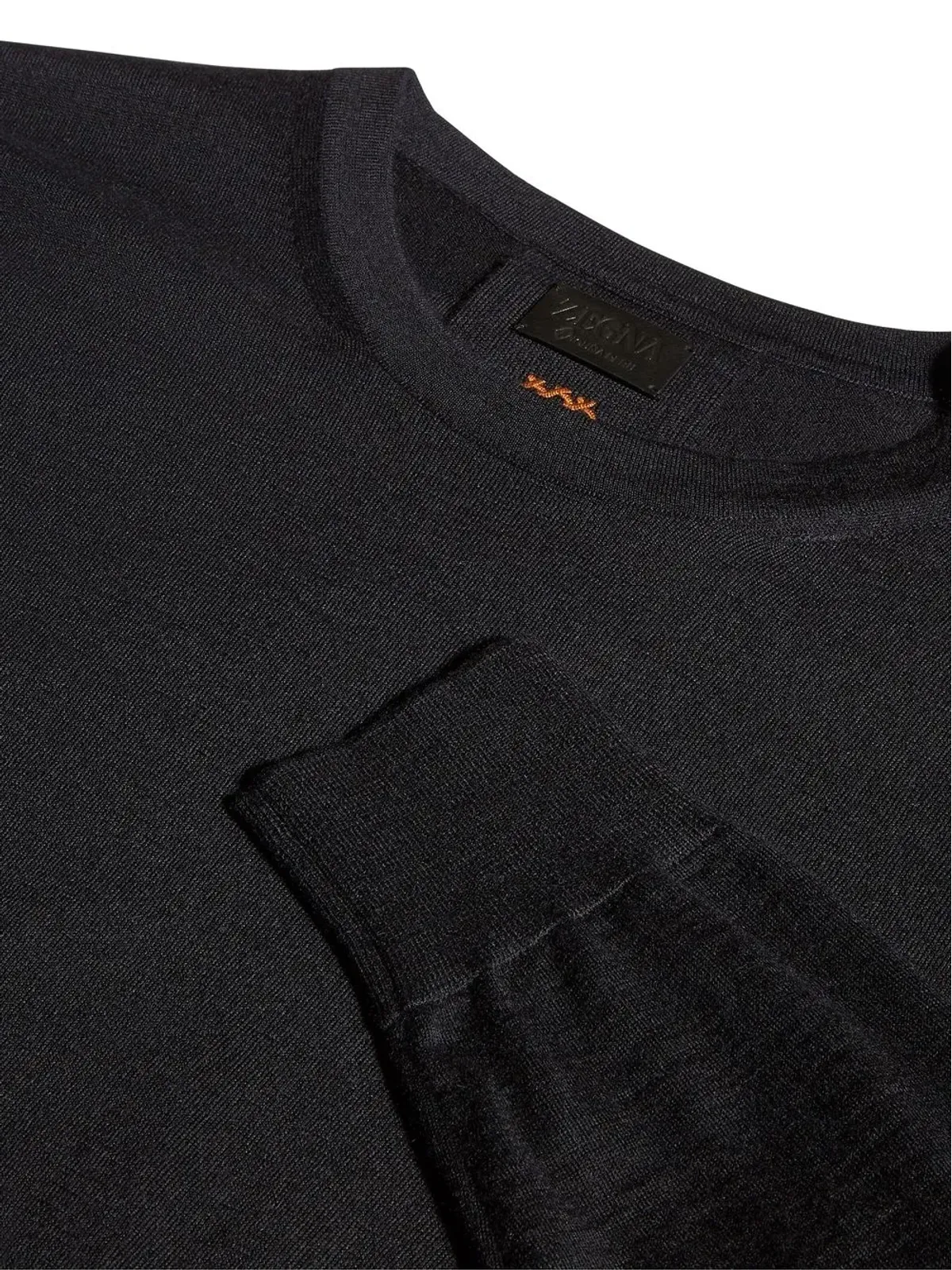 Zegna クルーネック ウール スウェットシャツ - 画像4