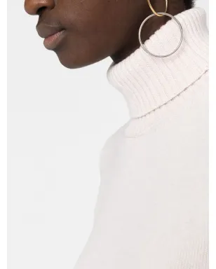 MM6 Maison Margiela オープンバック ロールネックトップ - サムネイル3