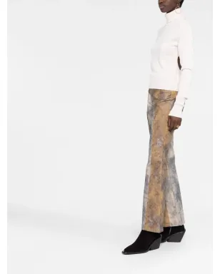 MM6 Maison Margiela オープンバック ロールネックトップ - サムネイル4