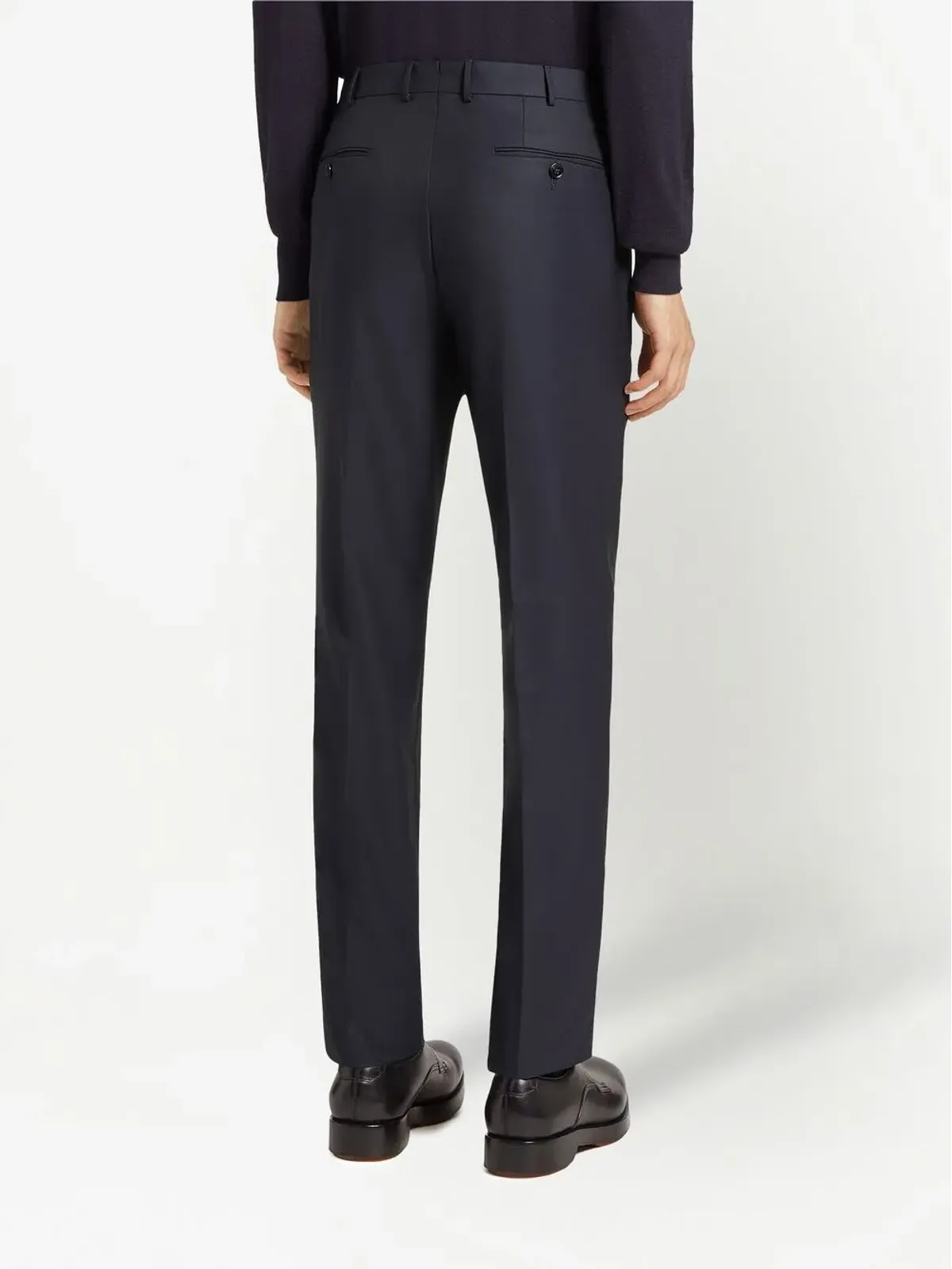 Zegna テーラード ウールパンツ - 画像3