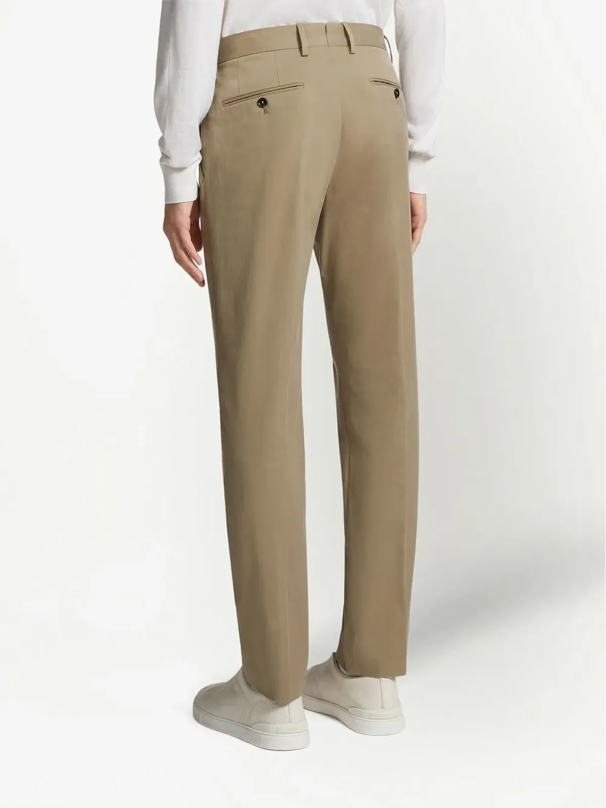 Zegna テーラードコットンパンツ - 画像3