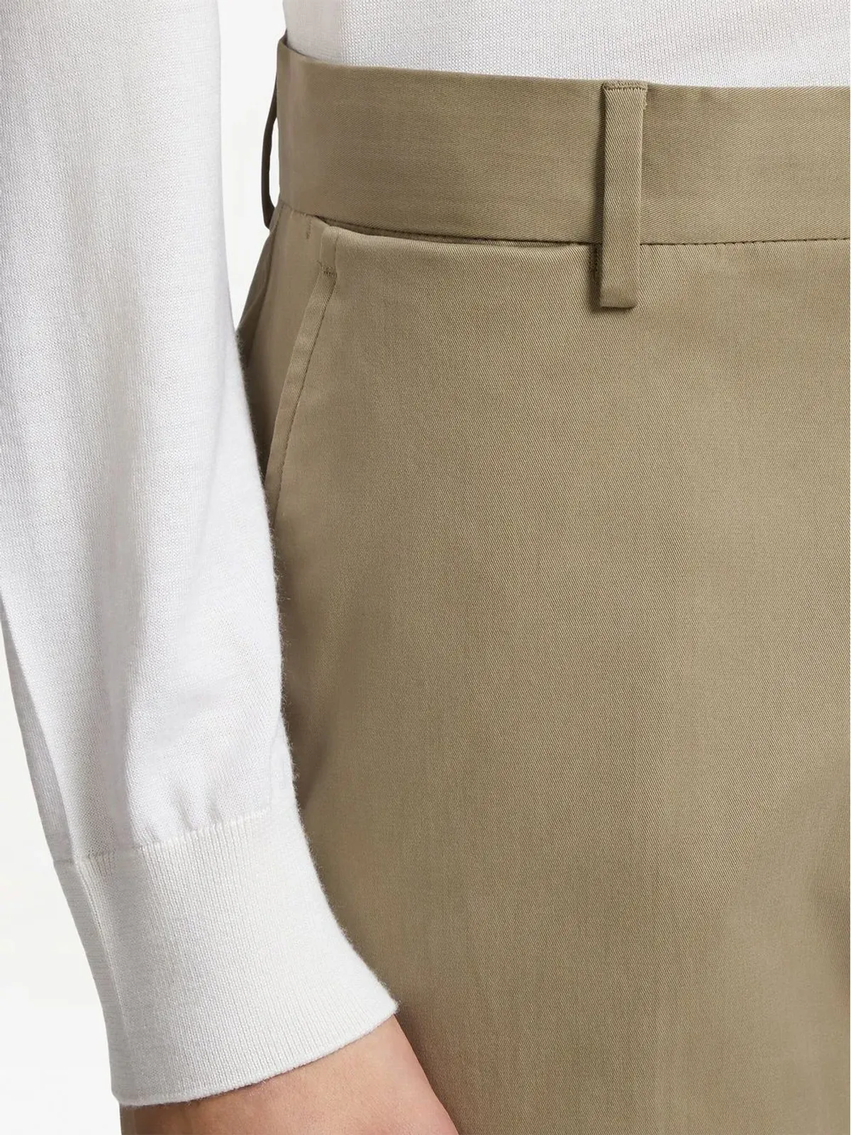 Zegna テーラードコットンパンツ - 画像4