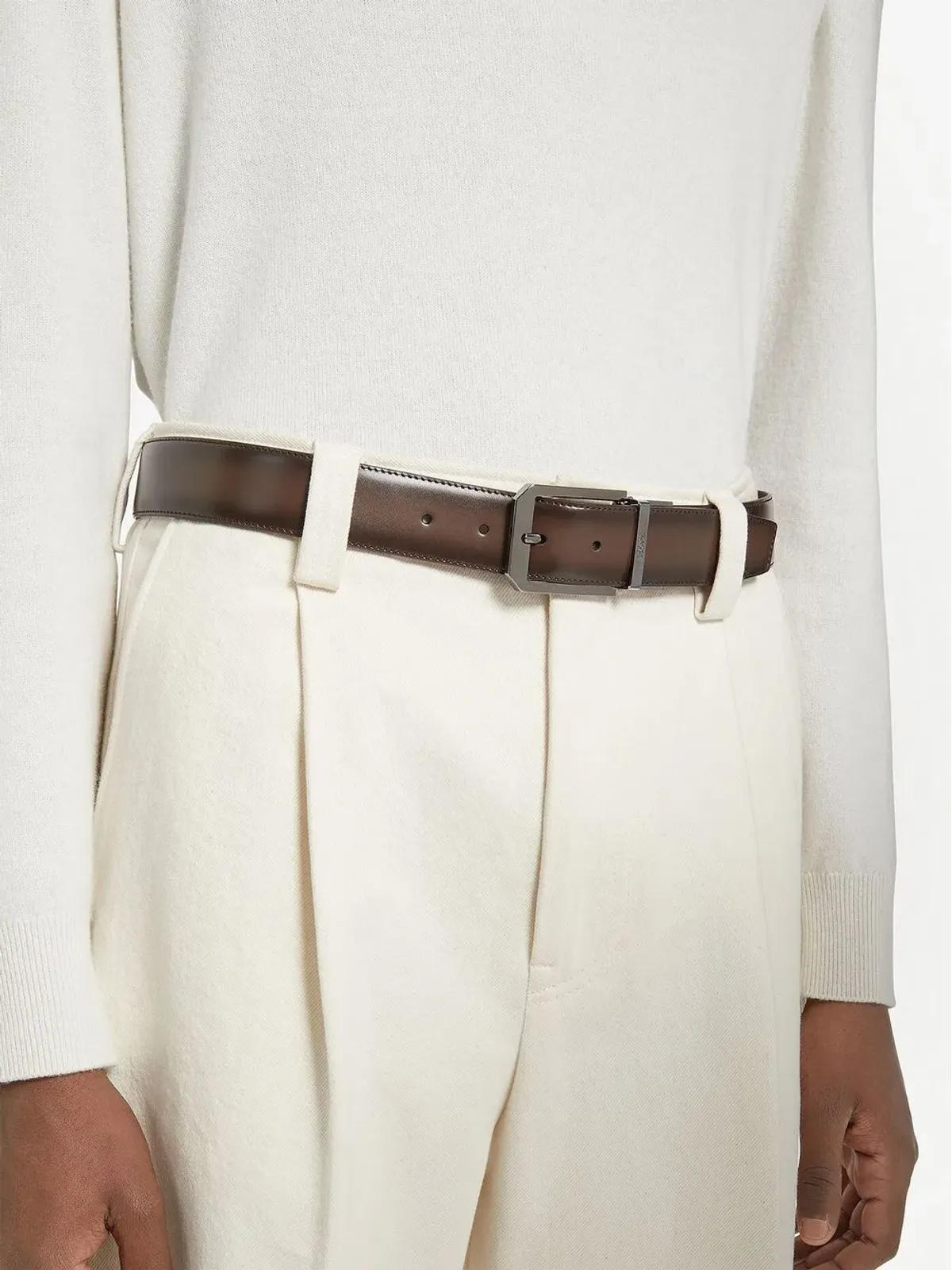 Zegna Ruth リバーシブルベルト - 画像3