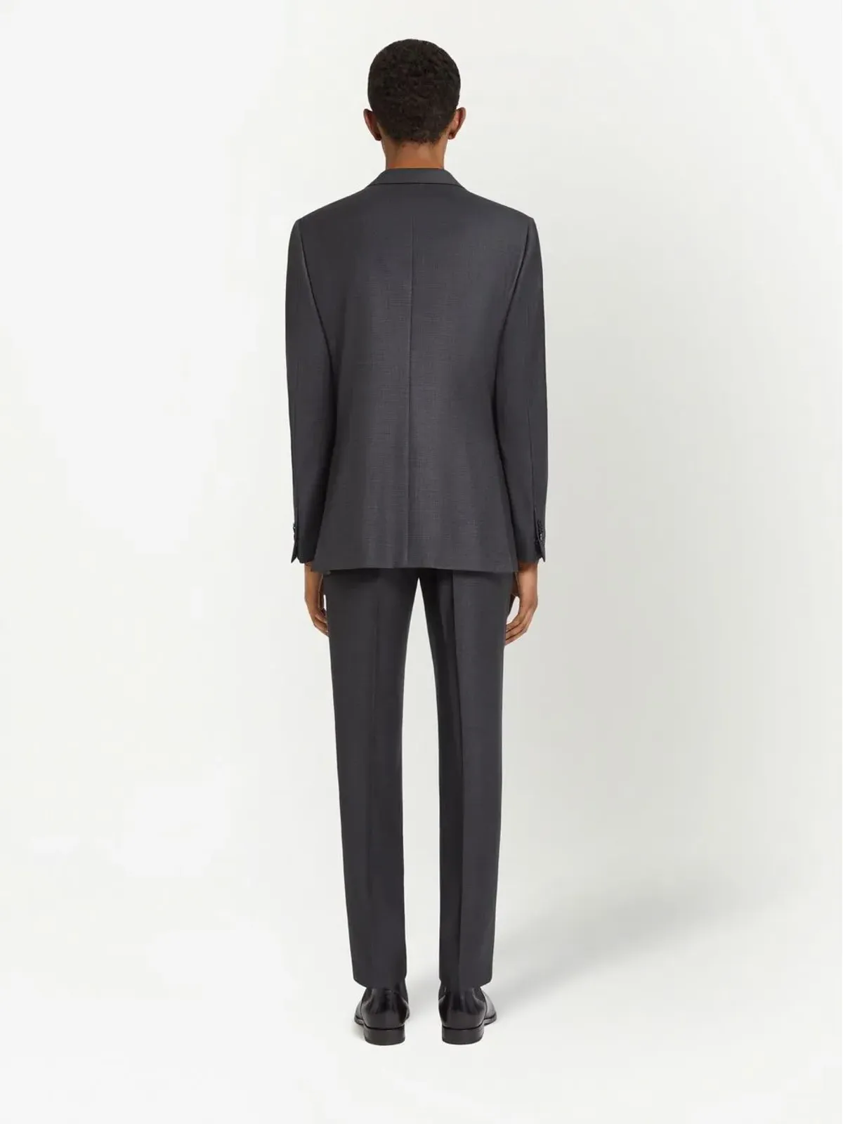 Zegna Trofeo シングルブレスト ウールスーツ - グレー - 画像3