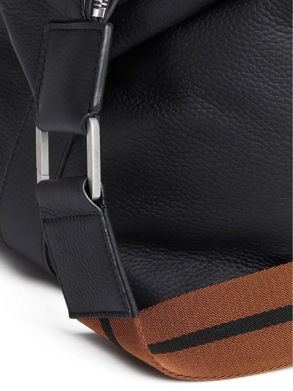 Zegna ラグラン鹿革ホールドオール - 画像5