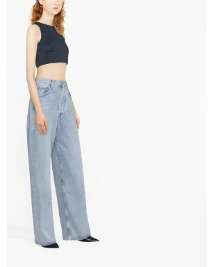 ROTATE BIRGER CHRISTENSEN クロップド丈ノースリーブトップ - サムネイル3