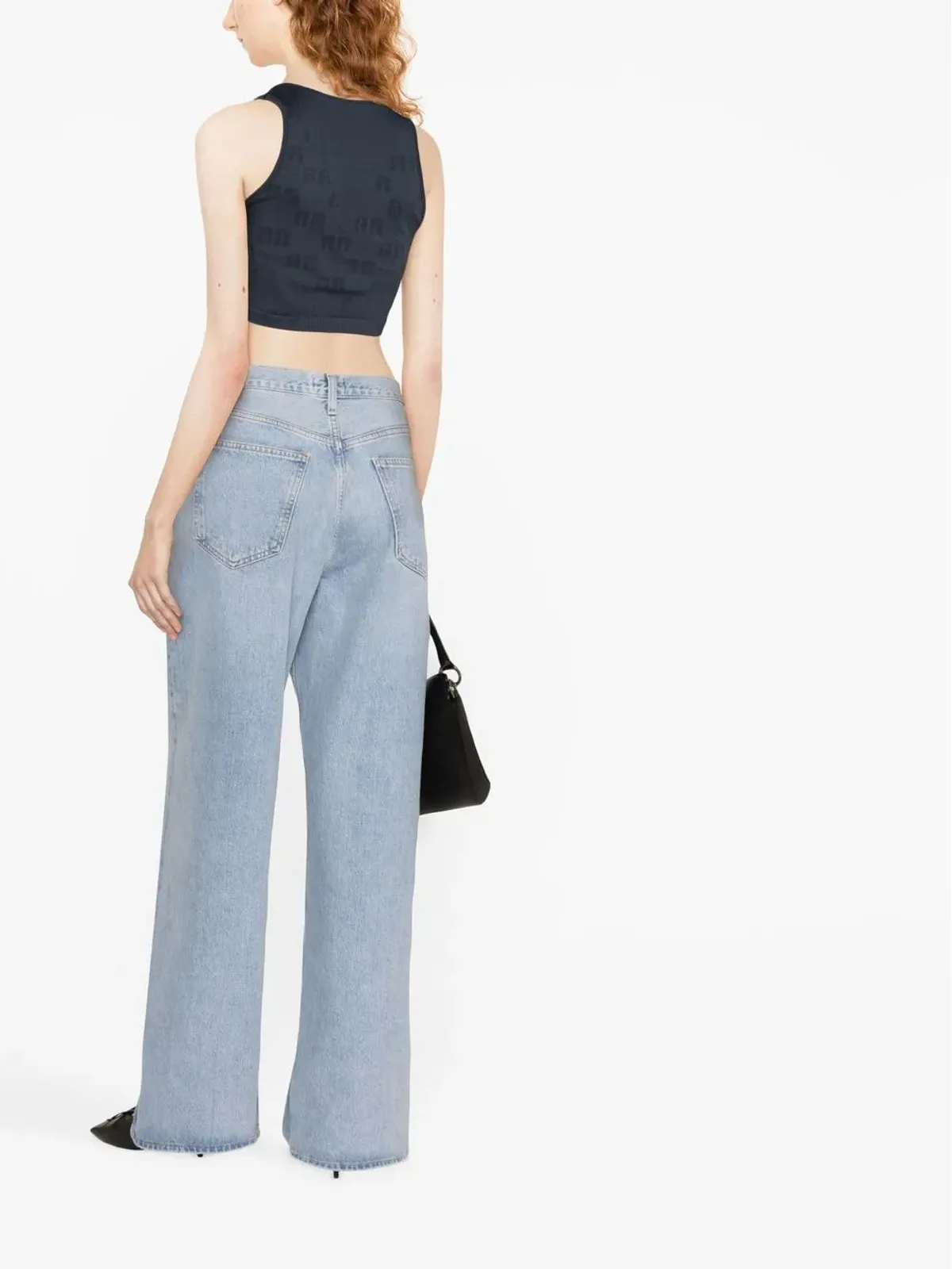 ROTATE BIRGER CHRISTENSEN クロップド丈ノースリーブトップ - 画像4