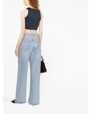 ROTATE BIRGER CHRISTENSEN クロップド丈ノースリーブトップ - サムネイル4