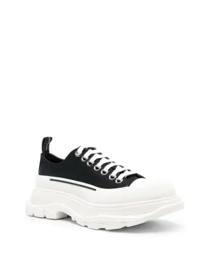 Alexander McQueen トレッドスリック レースアップスニーカー ブラック - サムネイル2