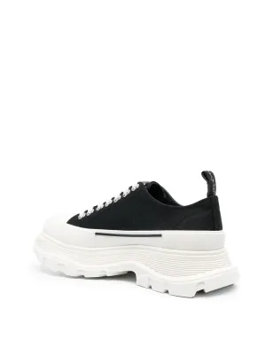 Alexander McQueen トレッドスリック レースアップスニーカー ブラック - サムネイル3
