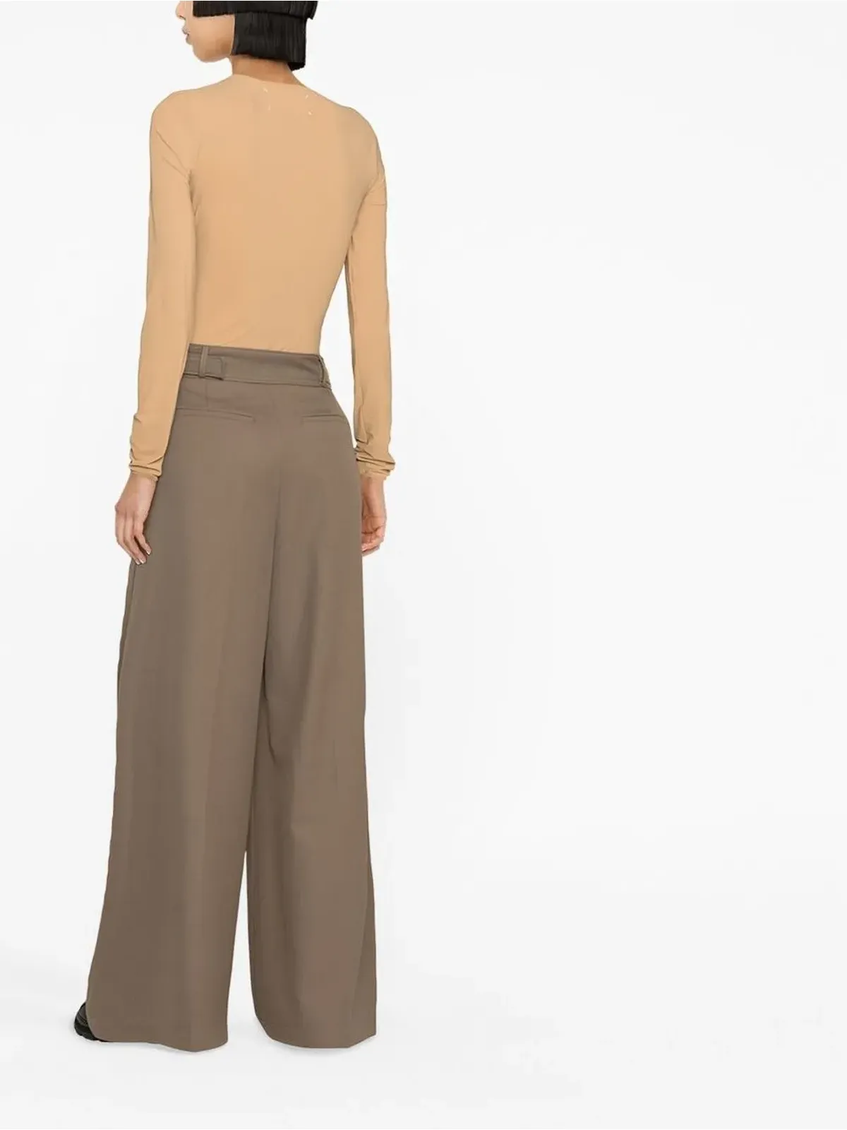 Maison Margiela 半透明 ロングスリーブ ボディスーツ - 画像4