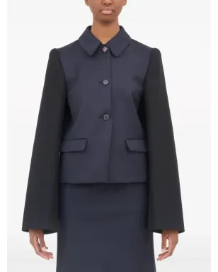 Maison Margiela スプライスド ダブルブレスト ウール ブレザー - サムネイル2