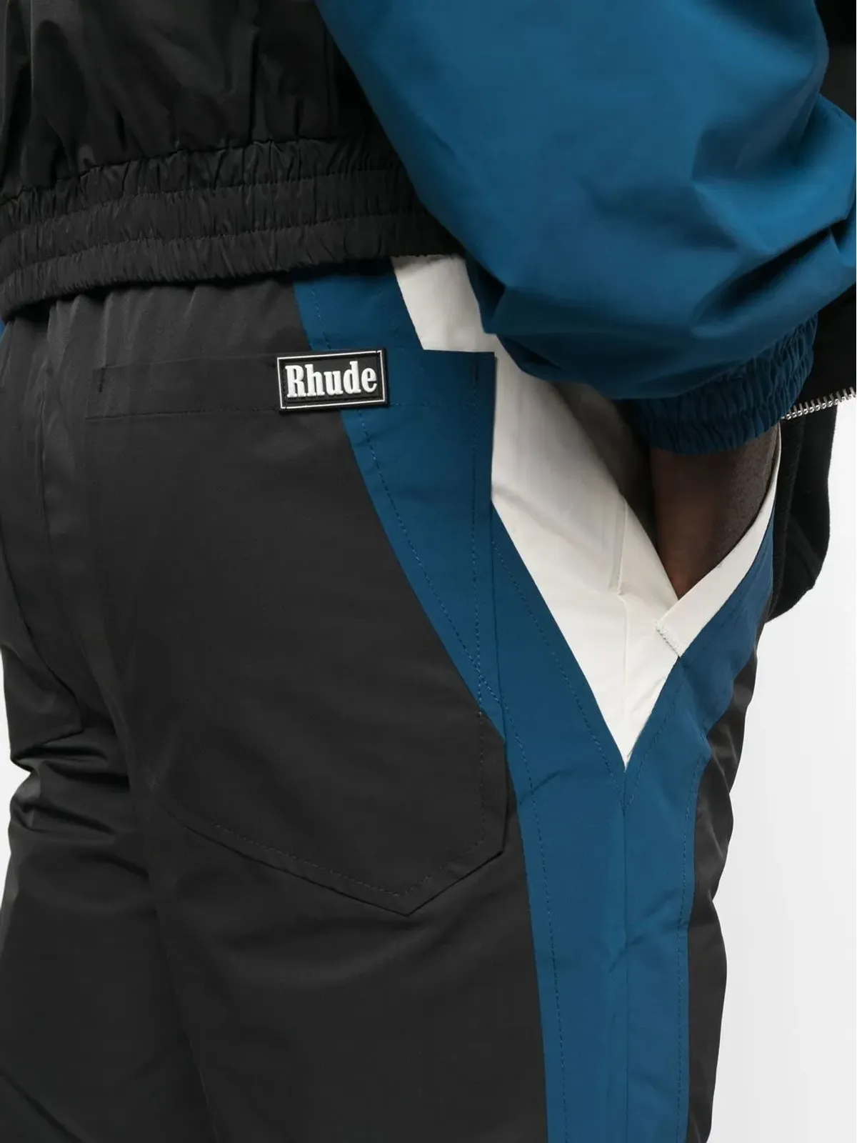 RHUDE カラー・ブロック トラックパンツ - 画像5