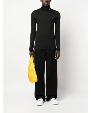 Jil Sander ロゴプリント ロールネック セーター - サムネイル2