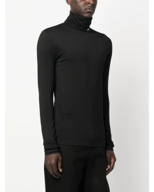 Jil Sander ロゴプリント ロールネック セーター - サムネイル3