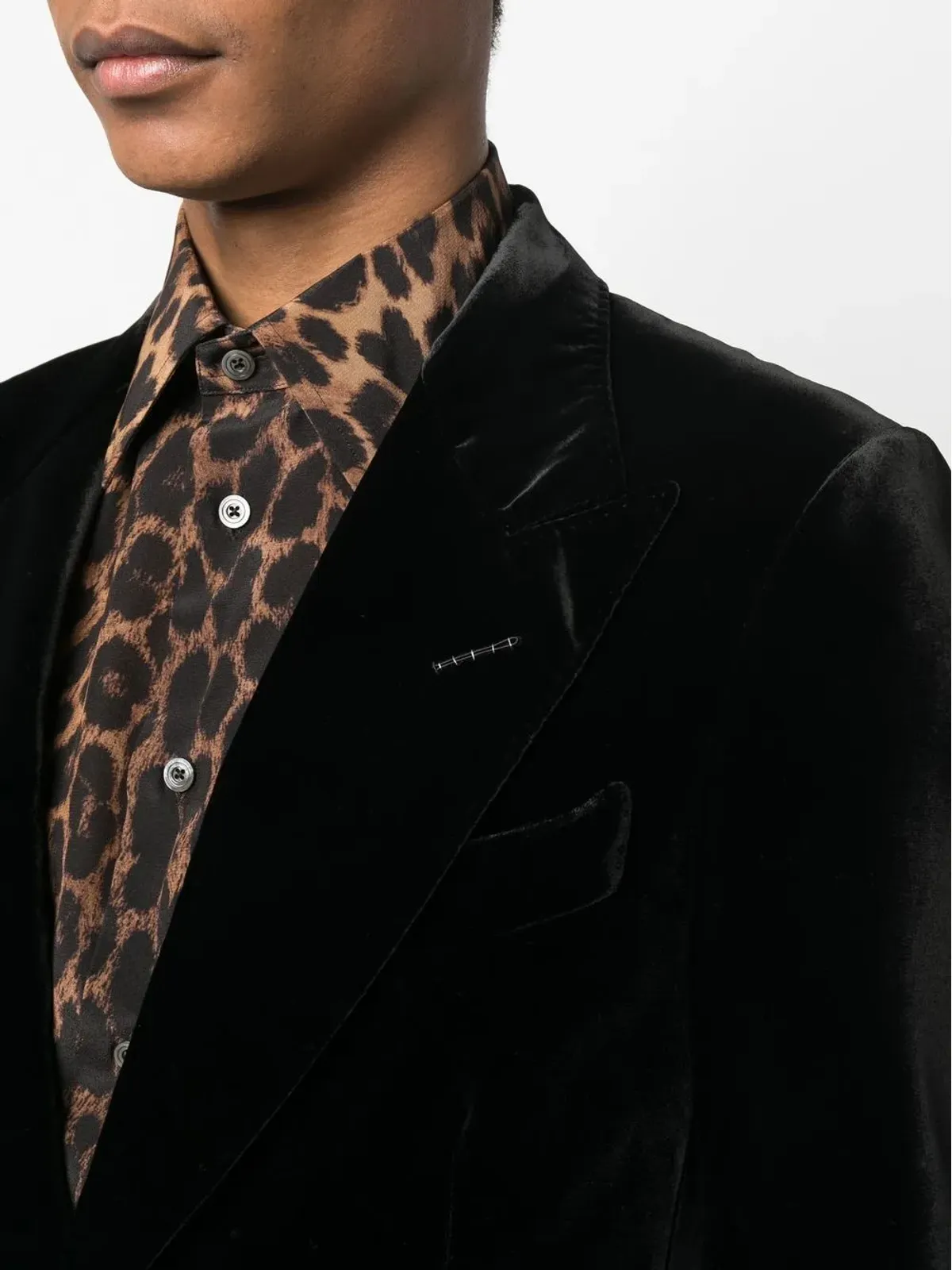 TOM FORD シングルブレストベルベットブレザー - 画像5