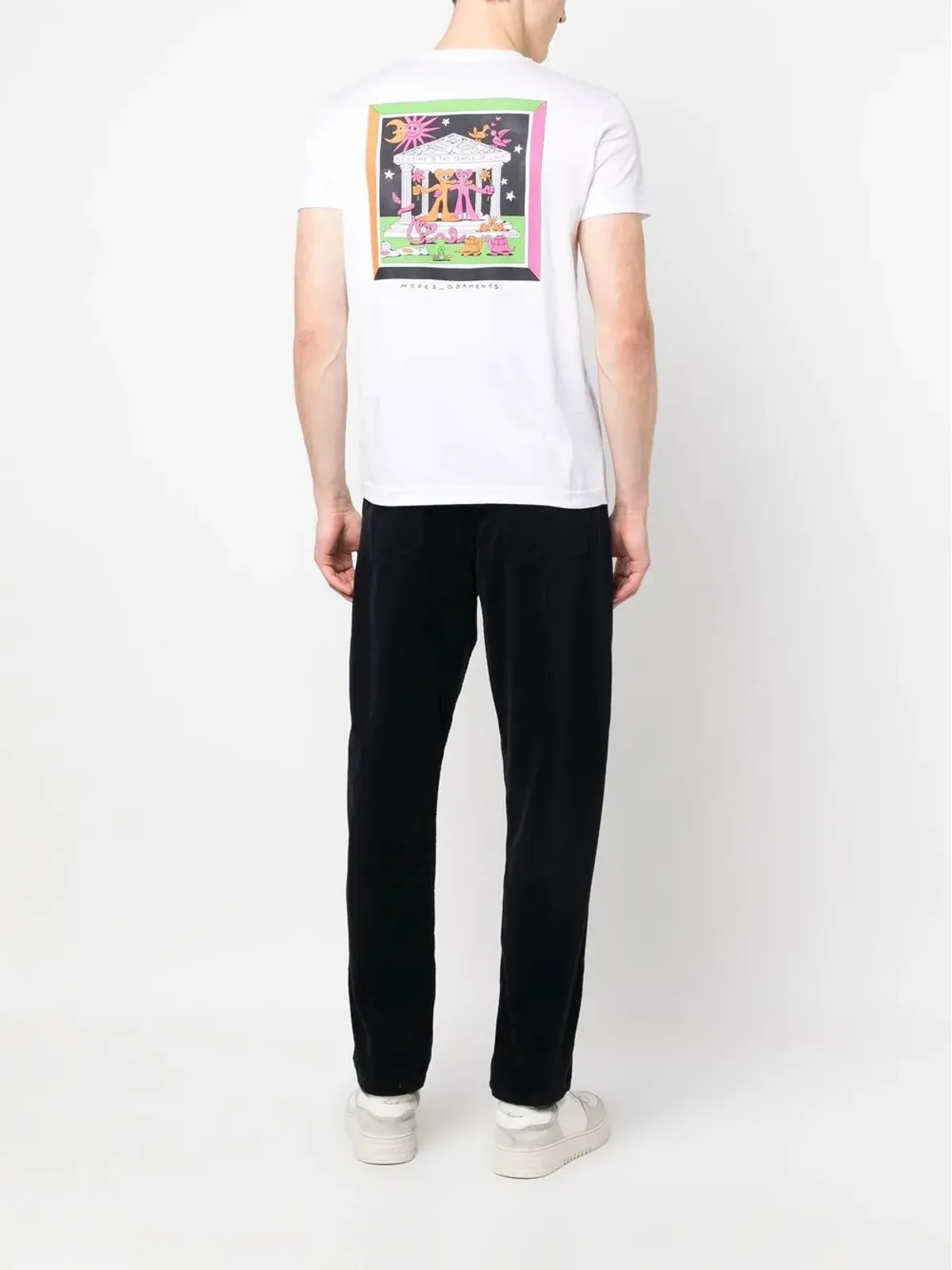 MODES GARMENTS グラフィックプリント 半袖Tシャツ - 画像2