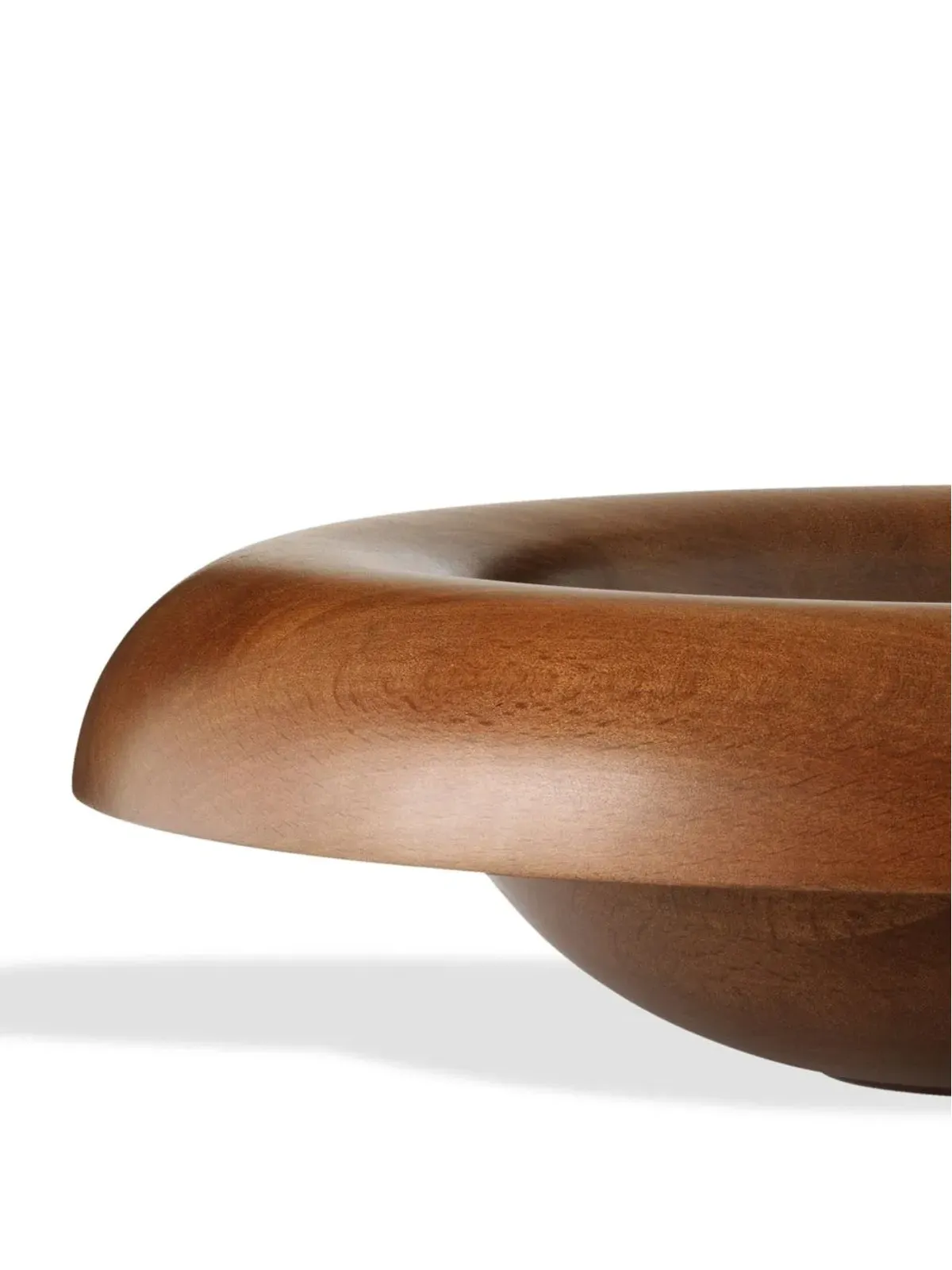 Audo Rond beech wood bowl - Brown - 画像2