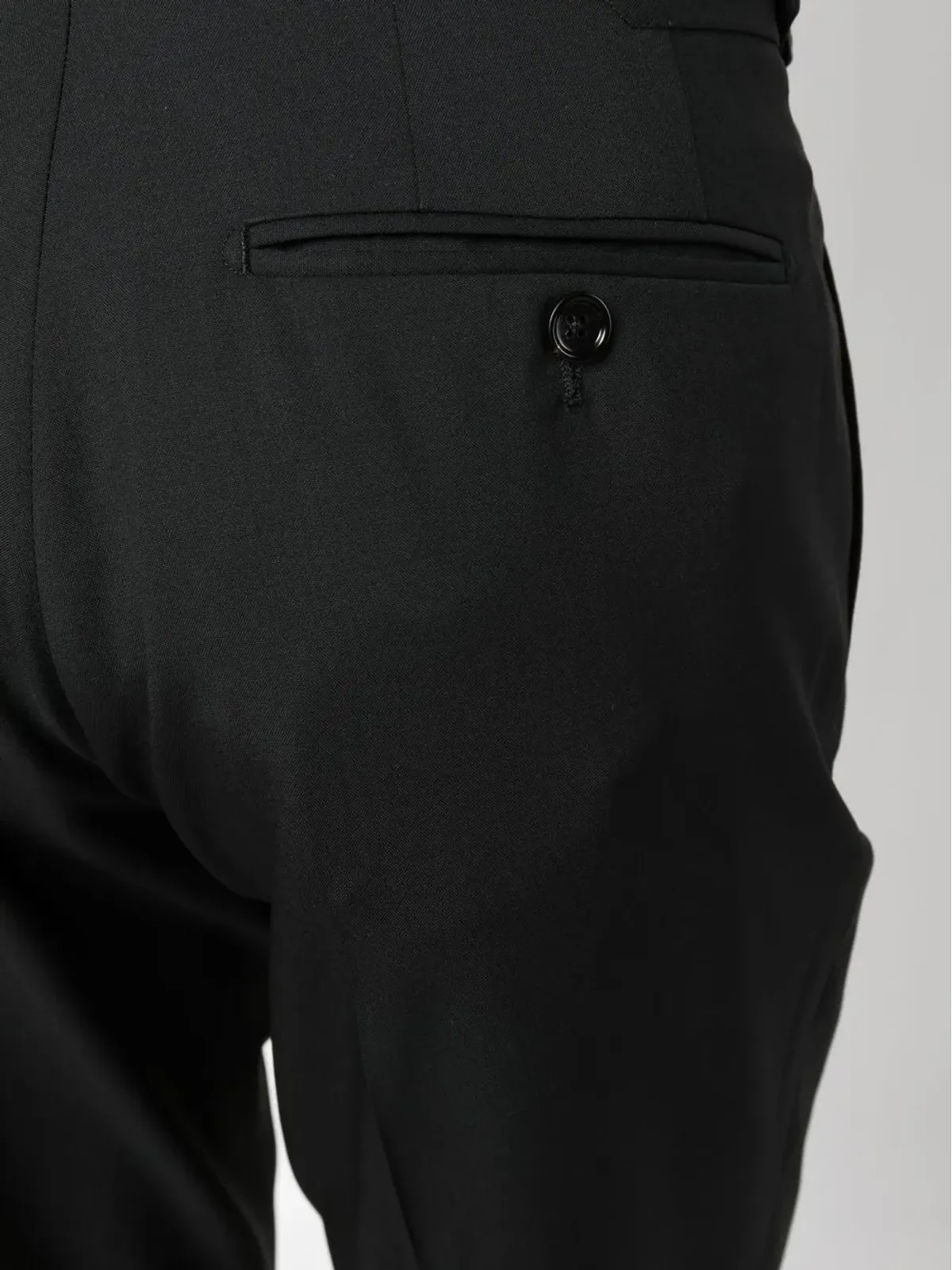 TOM FORD シェルトン ウール テーラードパンツ ブラック - 画像5