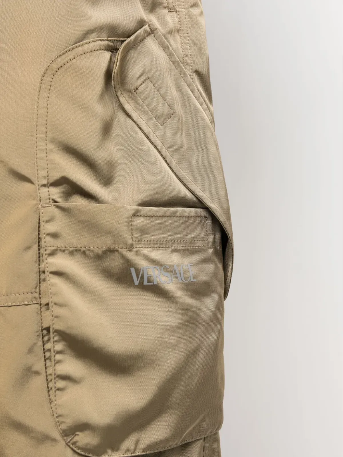Versace ドローコードウエストショーツ - Neutrals - 画像5