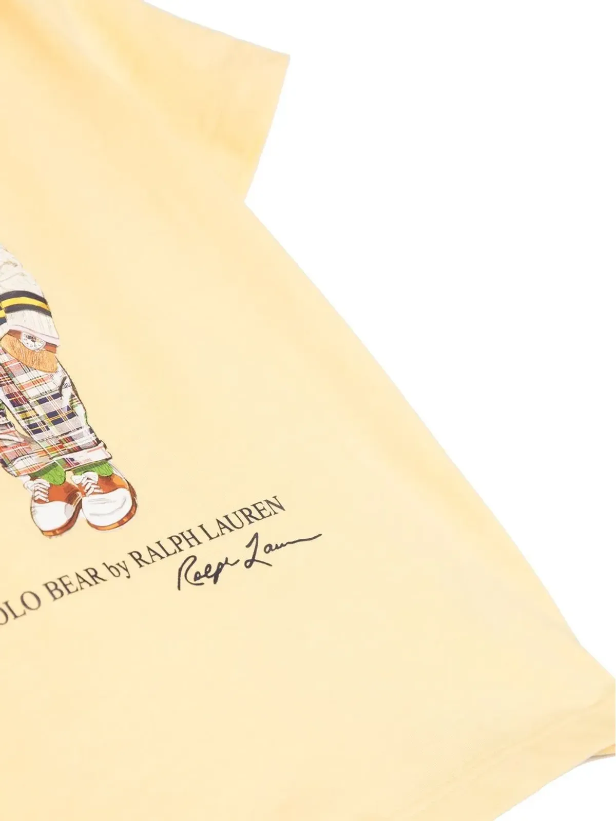 POLO RALPH LAUREN KIDS テディベア柄 半袖Tシャツ - イエロー - 画像3